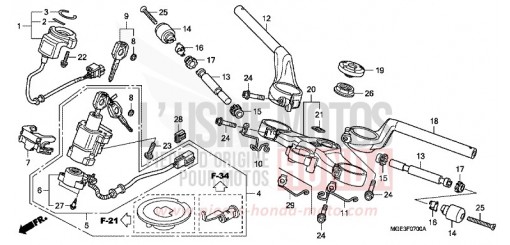 ROHRGRIFF/OBERE BRUECKE VFR1200FDD de 2013